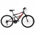 Hyper 26" Shocker Men's Dual Suspension Mountain Bike, Black