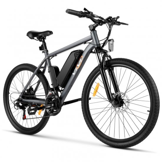 Vivi Electric Bike 350W Electric Mountain Bicycle for Women&Men, 26\'\' E-Bike with 36V 10.4Ah Removable Battery and Front Rear Disc Brake, Professional 21 Speed Gears up to 20MPH