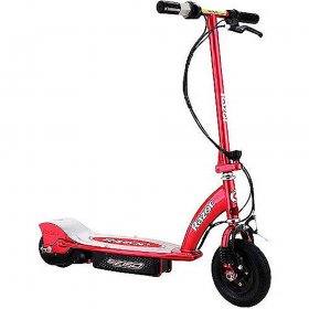 Razor E150 Kids Motorized 24 Volt 10 MPH Electric Powered Ride On Scooter, Red