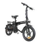 NAKTO Skylark Folding Electric Bicycle With 250W Brushless Motor, 16" Size, 36V 10Ah lithium Battery, Black