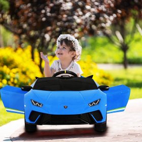 Uenjoy 12V Kids Electric Ride On Car Lamborghini Hurac