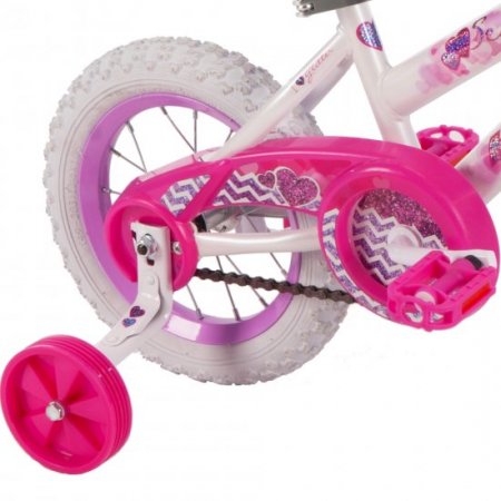 Huffy 12 In. Sea Star Girls' Bike, White/Pink