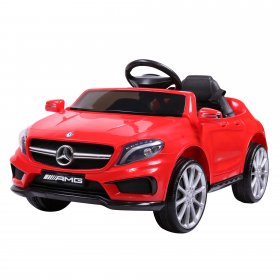 TOBBI Mercedes Benz AMG Electric Car 6V Kids Ride on Car W/ Remote Control, Battery Powered Power 4 Wheels Vehicles Kids Gift for Boys Girls