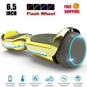 Hoverheart UL 2272 Listed Bluetooth 6.5 inch LED Bluetooth Hoverboard Two Wheel Electric Self Balancing Scooter (Twinkle Star)
