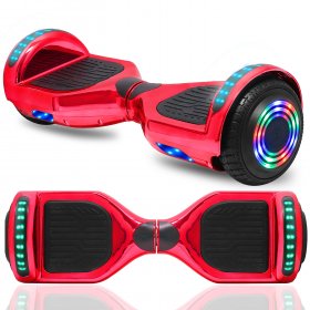 CHO Electric Hoverboard Smart Self Balancing Scooter with Built in Speaker LED Light