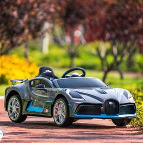 Uenjoy 12V Licensed Bugatti Divo Kids Ride On Car Electric Cars Motorized Vehicles for Kids, with Remote Control, Music, Horn, Spring Suspension, Safety Lock