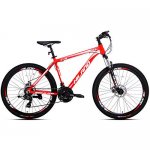 Hiland 26 Inch Mountain Bike for Men with 19.5 Inch Aluminum Red