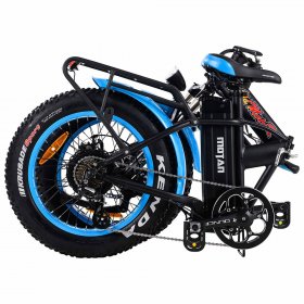 Addmotor 20" Foldable Adjustable Electric Mountain Bike, Blue