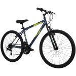 Huffy Hardtail Mountain Bike, Stone Mountain 26 inch 21-Speed, Lightweight, Dark Blue