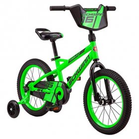 Schwinn Kids Bike, 16-Inch Wheels, Smart Start Steel Frame, Easy Tool-Free Assembly, Green
