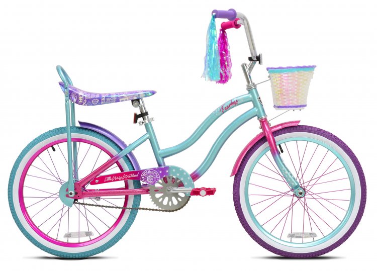 LittleMissMatched 20\" Fearless Girl\'s Bike, Blue