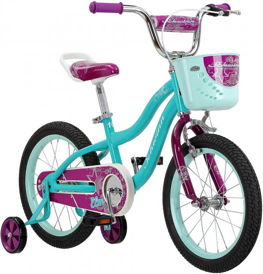 Schwinn Girls Bike for Toddlers and Kids, wheels for Ages 2 Years and Up,Balance or Training Wheels, Adjustable Seat