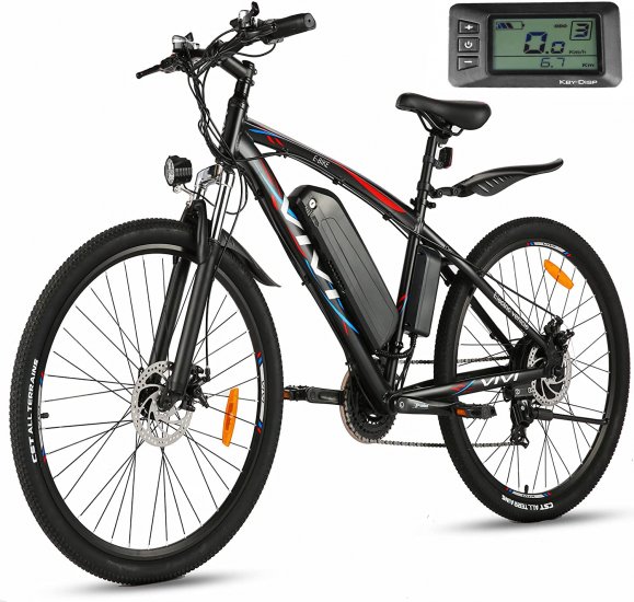 27.5\" 48V 500W Electric Bike Brushless Motor,10AH Removable Battery,21-speed Gear Mountain Bike,Commuter Bicycle,Ebike for Adult Men Women