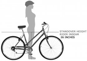 Vilano Step Through City Bike 7 Speed Hybrid Urban Retro Commuter For Adults