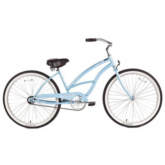 Micargi Pantera, Baby Blue - Women\'s 26\" Beach Cruiser Bicycle