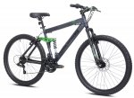 Genesis 26" V2100 Men's Dual Suspension Mountain Bike, Slate Gray