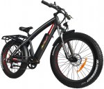 26 inch 750W 12.8Ah 48V Addmotor Electric Mountain Bicycle, M-560 P7 Ebike, Black