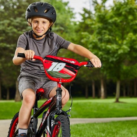 Huffy Moto X 16 Inch Age 4-6 Kids Bike Bicycle with Training Wheels