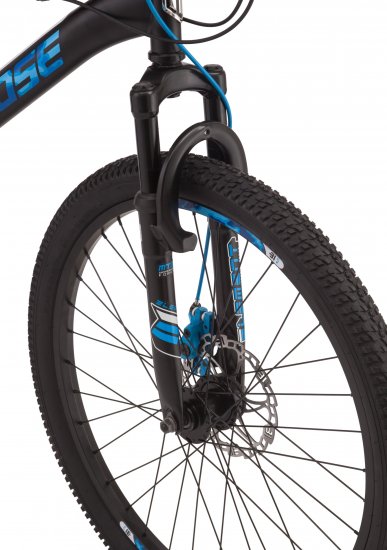 Mongoose Excursion mountain bike, 24-inch wheel, 21 speeds, boys, black