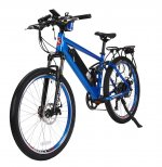X-Treme Rubicon 48 Volt Electric Mountain Bicycle 500 Watts, Metallic Blue