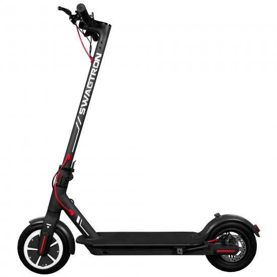 SWAGTRON Swagger Elite 5s Foldable Electric Scooter with Upgraded 18 MPH Top Speed