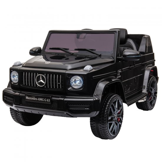 TOBBI Licensed Mercedes-Benz AMG G63 Kids Ride on Car 12V Electric Motorized Vehicles with Remote Control, Battery Powered, LED Lights, Wheels Suspension, Music, Hor