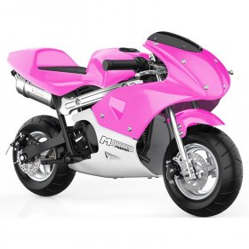 MotoTec Phantom Gas Pocket Bike 49cc 2-Stroke Pink