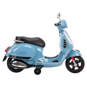 Huffy 17359P Vespa Kids 6 Volt Electric Battery Operated Ride On Scooter, Blue