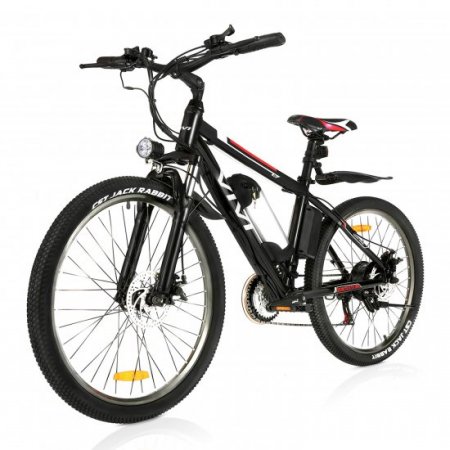 26" 350W Electric Mountain Bike Aluminum Alloy Frame Cycling Electric Bicycle with Removable 8Ah Lithium-Ion Battery for Men Adults