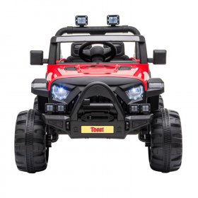 TOBBI 12V Kids Electric Battery-Powered Ride On Toy SUV Truck Car, Red