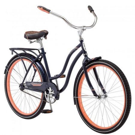 Schwinn Bicycle-Color:Navy blue,Size:26",Style:Women's Cruiser