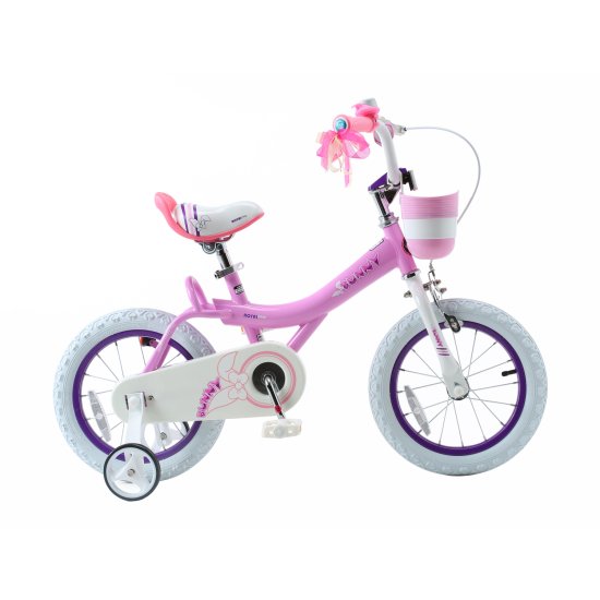 RoyalBaby Bunny 14 inch Girl\'s Bicycle Kids Bike for Girls Childrens Bicycle Pink