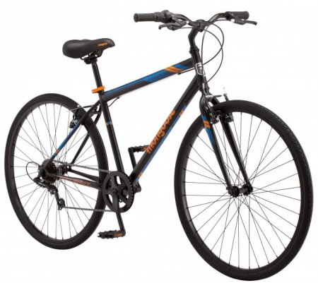 Mongoose Hotshot Hybrid Bike, 7-speed, 700c wheels