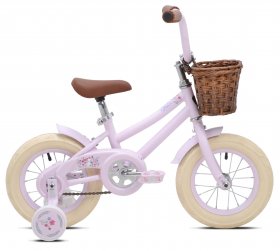 Kent 12" Mila Girl's Basket Front Bike, Pink