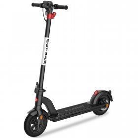 GOTRAX G4 Commuting Electric Scooter - 10inch Air Filled Tires - 20MPH & up to 25mile Range - Folding Frame and 2 Gear Speed.