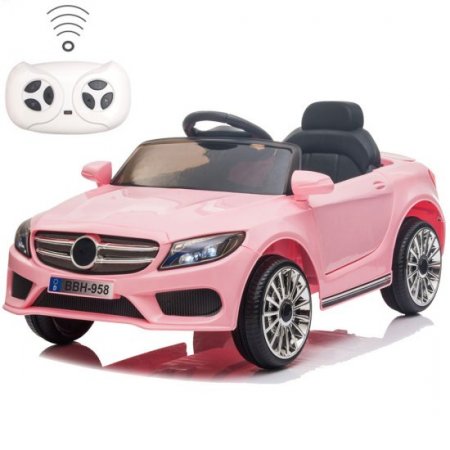 12v Kids Ride on Electric Car with Remote Control, LED Headlights & MP3 Function, 3 Speed Kids Ride on Car Suitable for 1-4 Years, 12V Kids Ride on Car Electric Car for Boys Girls Gifts, Pink