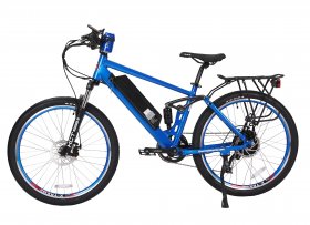 X-Treme Rubicon 48 Volt Electric Mountain Bicycle 500 Watts, Metallic Blue