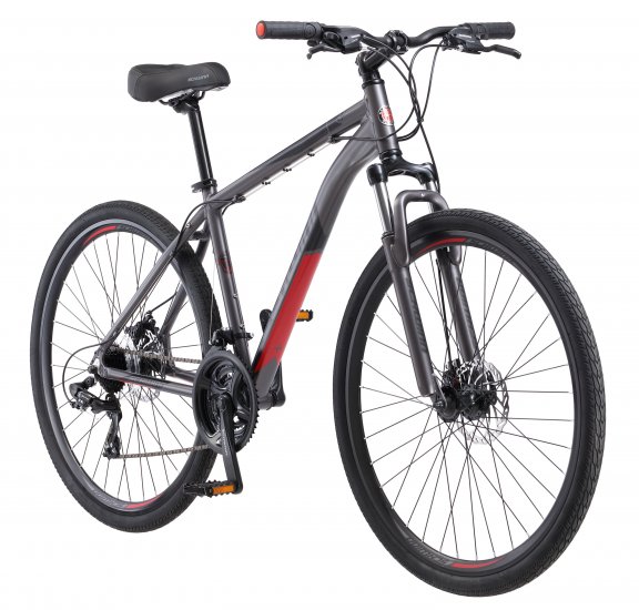 Schwinn Hybrid Bike, 700c wheels, 21 speeds, mens frame, grey