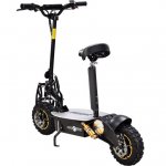 MotoTec 2000w 48v Stand Up Electric Scooter with Seat Black