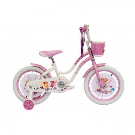 Micargi ELLIE-G-16-WHI-PK 16 in. Girls Bicycle, White & Pink