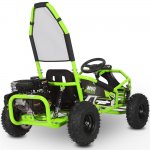 MotoTec Mud Monster Kids Gas Powered 98cc Go Kart Full Suspension, Green