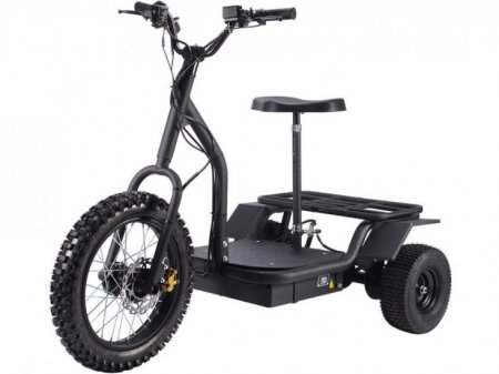 MotoTec 1200 Watt 48v 3 Wheel Electric Trike Mobility Scooter