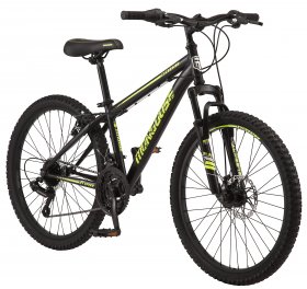Mongoose Excursion Mountain Bike, 24-inch wheel, 21 speeds.