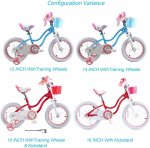 Royalbaby Girls Kids Bike Star Girl 18 In. Bicycle Basket Kickstand Pink Child's Cycle