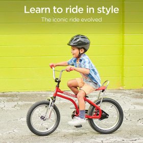 Schwinn Classic Kids Bike, 16-Inch Wheels, Removable Training Wheels, Coaster Brakes,apple red
