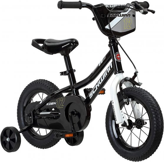 Schwinn Boys Bike for Toddlers and Kids 12\'\' Black