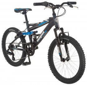 Mongoose Ledge 2.1 Mountain Bike, 20-inch wheels, 7 speeds, Black