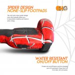 CHO Spider Design Electric Hoverboard Two Wheels Smart Self Balancing Scooter with Built in Bluetooth Speaker