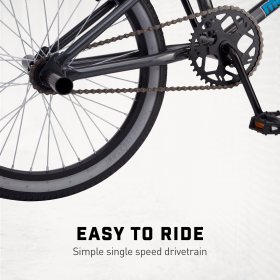 Mongoose Mode 100 Freestyle BMX Bike, 20-inch wheels, single speed