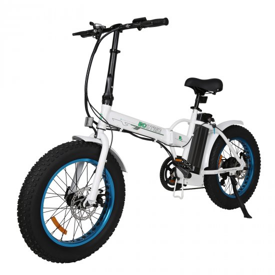 ECOTRIC Electric Fat Tire Bicycle 20\" X 4\" Folding Bike 500W 36V 12Ah Lithium Battery Beach Mountain Snow Ebike Moped